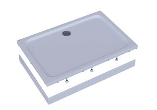 Душевой поддон Aquatek DPA-0000010 110x90 см с ножками и фронтальным экраном